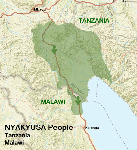 Nyakyusa People Map