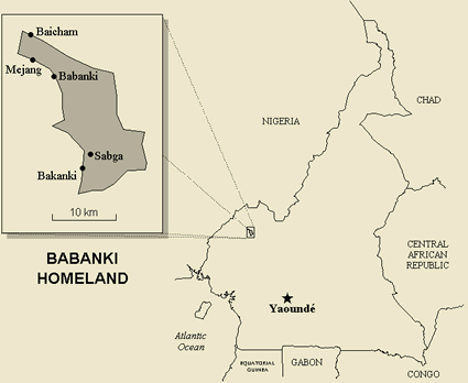 Babanki people map