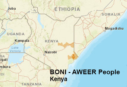 Boni-Aweer People map