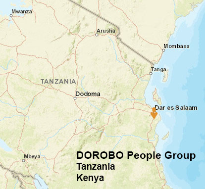 Dorobo people map