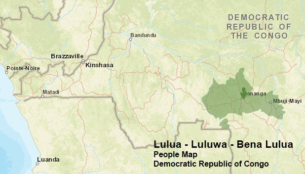 Lulua people map