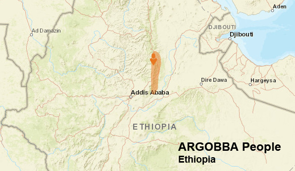 Argobba people map