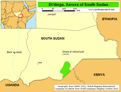 Didinga people Map