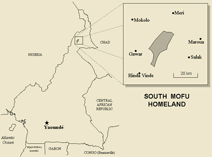 Mofu people map