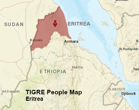 Tigre people map